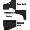 image:imageCOOFANDY Mens Tank Top Cotton Workout Sleeveless Muscle T Shirts Casual Summer Tank ShirtsBlack1 Pcs