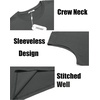 image:imageCOOFANDY Mens Tank Top Cotton Workout Sleeveless Muscle T Shirts Casual Summer Tank ShirtsBlackDark Grey 2 Pcs