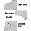 image:imageCOOFANDY Mens Tank Top Cotton Workout Sleeveless Muscle T Shirts Casual Summer Tank ShirtsLight Grey1 Pcs