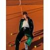 image:imageCOOFANDY Mens Tracksuit 2 Piece Set Velour Sweatsuit Jogging Suits Full Zip Jacket Pants OutfitsEvergreen