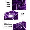 image:imageCOOFANDY Mens Tracksuit 2 Piece Set Velour Sweatsuit Jogging Suits Full Zip Jacket Pants OutfitsLight Purple