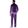 image:imageCOOFANDY Mens Tracksuit 2 Piece Set Velour Sweatsuit Jogging Suits Full Zip Jacket Pants OutfitsLight Purple