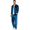 image:imageCOOFANDY Mens Tracksuit 2 Piece Set Velour Sweatsuit Jogging Suits Full Zip Jacket Pants OutfitsRoyal Blue