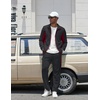 image:imageCOOFANDY Mens Tracksuits 2 Piece Jogging Athletic Sweatsuits Full Zip Sport Jackets And Pants Casual Set OutfitDark Greywine Red