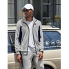image:imageCOOFANDY Mens Tracksuits 2 Piece Jogging Athletic Sweatsuits Full Zip Sport Jackets And Pants Casual Set OutfitLight Greynavy Blue