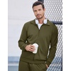 image:imageCOOFANDY Mens Tracksuits Casual Sweatsuit 2 Piece Full Zip Athletic Jogging Suit Sets Sport Sweat SuitArmy Green