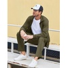image:imageCOOFANDY Mens Tracksuits Casual Sweatsuit 2 Piece Full Zip Athletic Jogging Suit Sets Sport Sweat SuitArmy Green