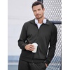 image:imageCOOFANDY Mens Tracksuits Casual Sweatsuit 2 Piece Full Zip Athletic Jogging Suit Sets Sport Sweat SuitBlack