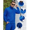 image:imageCOOFANDY Mens Tracksuits Casual Sweatsuit 2 Piece Full Zip Athletic Jogging Suit Sets Sport Sweat SuitBlue