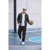 image:imageCOOFANDY Mens Tracksuits Casual Sweatsuit 2 Piece Full Zip Athletic Jogging Suit Sets Sport Sweat SuitDark Grey