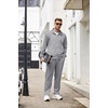 image:imageCOOFANDY Mens Tracksuits Casual Sweatsuit 2 Piece Full Zip Athletic Jogging Suit Sets Sport Sweat SuitLight Grey