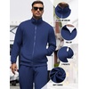 image:imageCOOFANDY Mens Tracksuits Casual Sweatsuit 2 Piece Full Zip Athletic Jogging Suit Sets Sport Sweat SuitNavy