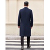 image:imageCOOFANDY Mens Trench Coat Long Casual Single Brested Overcoat Winter Notched Collar Wool Blend Pea coat With PocketsNavy Blue