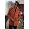 image:imageCOOFANDY Mens Trench Coat Notched Collar Single Breasted Peacoat Winter Overcoat With PocketsBrown