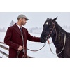 image:imageCOOFANDY Mens Trench Coat Notched Collar Single Breasted Peacoat Winter Overcoat With PocketsBurgundy Red