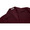 image:imageCOOFANDY Mens Trench Coat Notched Collar Single Breasted Peacoat Winter Overcoat With PocketsBurgundy Red