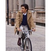 image:imageCOOFANDY Mens Trench Coat Notched Collar Single Breasted Peacoat Winter Overcoat With PocketsCamel