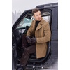 image:imageCOOFANDY Mens Trench Coat Notched Collar Single Breasted Peacoat Winter Overcoat With PocketsCamel