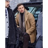 image:imageCOOFANDY Mens Trench Coat Notched Collar Single Breasted Peacoat Winter Overcoat With PocketsCamel