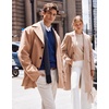image:imageCOOFANDY Mens Trench Coat Notched Collar Single Breasted Peacoat Winter Overcoat With PocketsCamel