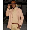 image:imageCOOFANDY Mens Trench Coat Notched Collar Single Breasted Peacoat Winter Overcoat With PocketsCamel