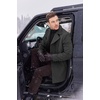 image:imageCOOFANDY Mens Trench Coat Notched Collar Single Breasted Peacoat Winter Overcoat With PocketsDark Grey