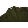 image:imageCOOFANDY Mens Trench Coat Notched Collar Single Breasted Peacoat Winter Overcoat With PocketsOlive Green