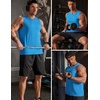 image:imageCOOFANDY Mens Workout Gym Tank Tops Quick Dry Muscle Sleeveless Shirts UPF 50 Running Summer Beach Athletic Swim ShirtRoyal Blue