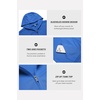 image:imageCOOFANDY Mens Workout Hooded Tank Tops 2 Pack Zip Up Sleeveless Gym Shirts Muscle Cut Off T Shirt Bodybuilding HoodiesBlue1pcs