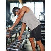 image:imageCOOFANDY Mens Workout Hooded Tank Tops 2 Pack Zip Up Sleeveless Gym Shirts Muscle Cut Off T Shirt Bodybuilding HoodiesLight GreySky Blue2pcs