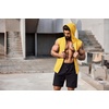 image:imageCOOFANDY Mens Workout Hooded Tank Tops 2 Pack Zip Up Sleeveless Gym Shirts Muscle Cut Off T Shirt Bodybuilding HoodiesYellow1pcs