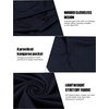 image:imageCOOFANDY Mens Workout Hooded Tank Tops Bodybuilding Muscle Cut Off T Shirt Sleeveless Gym HoodiesNavy Blue