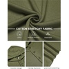 image:imageCOOFANDY Mens Workout Hooded Tank Tops Sleeveless Gym Hoodies Cotton Muscle Cut Off Shirt Bodybuilding Henley ShirtsArmy Green