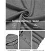 image:imageCOOFANDY Mens Workout Hooded Tank Tops Sleeveless Gym Hoodies Cotton Muscle Cut Off Shirt Bodybuilding Henley ShirtsDark Grey