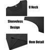 image:imageCOOFANDY Mens Workout Tank Top 2 Pack Casual Soft Sleeveless Gym Muscle Shirts Bodybuilding TeeBlackwhite