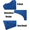 image:imageCOOFANDY Mens Workout Tank Top 2 Pack Casual Soft Sleeveless Gym Muscle Shirts Bodybuilding TeeDark Grey Deep Blue