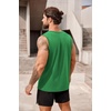 image:imageCOOFANDY Mens Workout Tank Top 2 Pack Casual Soft Sleeveless Gym Muscle Shirts Bodybuilding TeeGreen