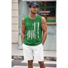 image:imageCOOFANDY Mens Workout Tank Top 2 Pack Casual Soft Sleeveless Gym Muscle Shirts Bodybuilding TeeGreen
