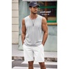 image:imageCOOFANDY Mens Workout Tank Top 2 Pack Casual Soft Sleeveless Gym Muscle Shirts Bodybuilding TeeLight Grey