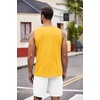 image:imageCOOFANDY Mens Workout Tank Top 2 Pack Casual Soft Sleeveless Gym Muscle Shirts Bodybuilding TeeYellowblue