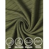 image:imageCOOFANDY Mens Workout Tank Top Ribbed Knit Sleeveless Gym Muscle T Shirts Bodybuilding TeeArmy Green1 Pcs