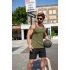 image:imageCOOFANDY Mens Workout Tank Top Ribbed Knit Sleeveless Gym Muscle T Shirts Bodybuilding TeeArmy Green1 Pcs