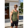 image:imageCOOFANDY Mens Workout Tank Top Ribbed Knit Sleeveless Gym Muscle T Shirts Bodybuilding TeeBlackArmy Green 2 Pcs