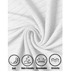 image:imageCOOFANDY Mens Workout Tank Top Ribbed Knit Sleeveless Gym Muscle T Shirts Bodybuilding TeeBlackWhite 2 Pcs
