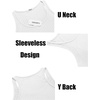 image:imageCOOFANDY Mens Workout Tank Top Ribbed Knit Sleeveless Gym Muscle T Shirts Bodybuilding TeeWhite1 Pcs