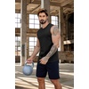 image:imageCOOFANDY Mens Workout Tank Tops Cotton 3 Pack Soft Gym Muscle Shirt Sleeveless Classic T ShirtsBlack1 Pack