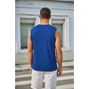 image:imageCOOFANDY Mens Workout Tank Tops Cotton 3 Pack Soft Gym Muscle Shirt Sleeveless Classic T ShirtsBlackRedBlue