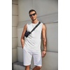 image:imageCOOFANDY Mens Workout Tank Tops Cotton 3 Pack Soft Gym Muscle Shirt Sleeveless Classic T ShirtsWhite1 Pack