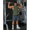 image:imageCOOFANDY Mens Workout Tank Tops Cotton Cut Off Sleeveless Muscle Shirts Gym Athletic Running T ShirtArmy Green