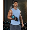 image:imageCOOFANDY Mens Workout Tank Tops Cotton Cut Off Sleeveless Muscle Shirts Gym Athletic Running T ShirtBlue